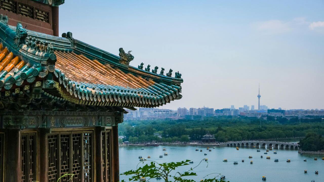 Shanghai skyline, China